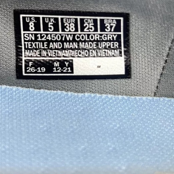 Skechers GOwalk 6 Grand Horizon Womens Sz 8 Wide Gray Walking/Comfort Superb! - Picture 15 of 16